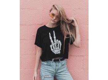 Women Black T-Shirt